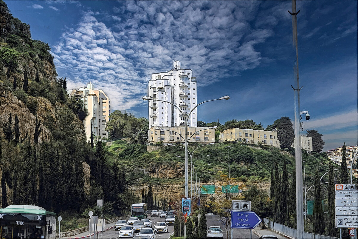 Дорога возле “Гранд Каньон” , Хайфа Израиль 2024г - ujgcvbif 