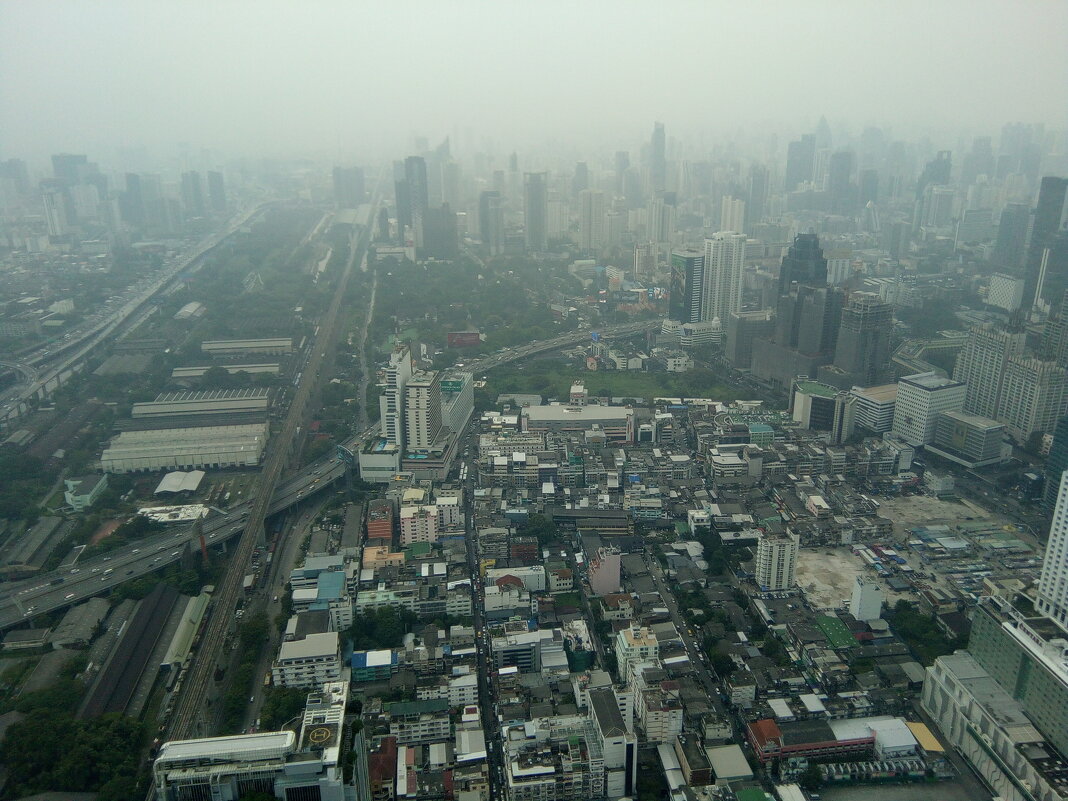 Бангкок с высоты башни Байокскай - Александр 