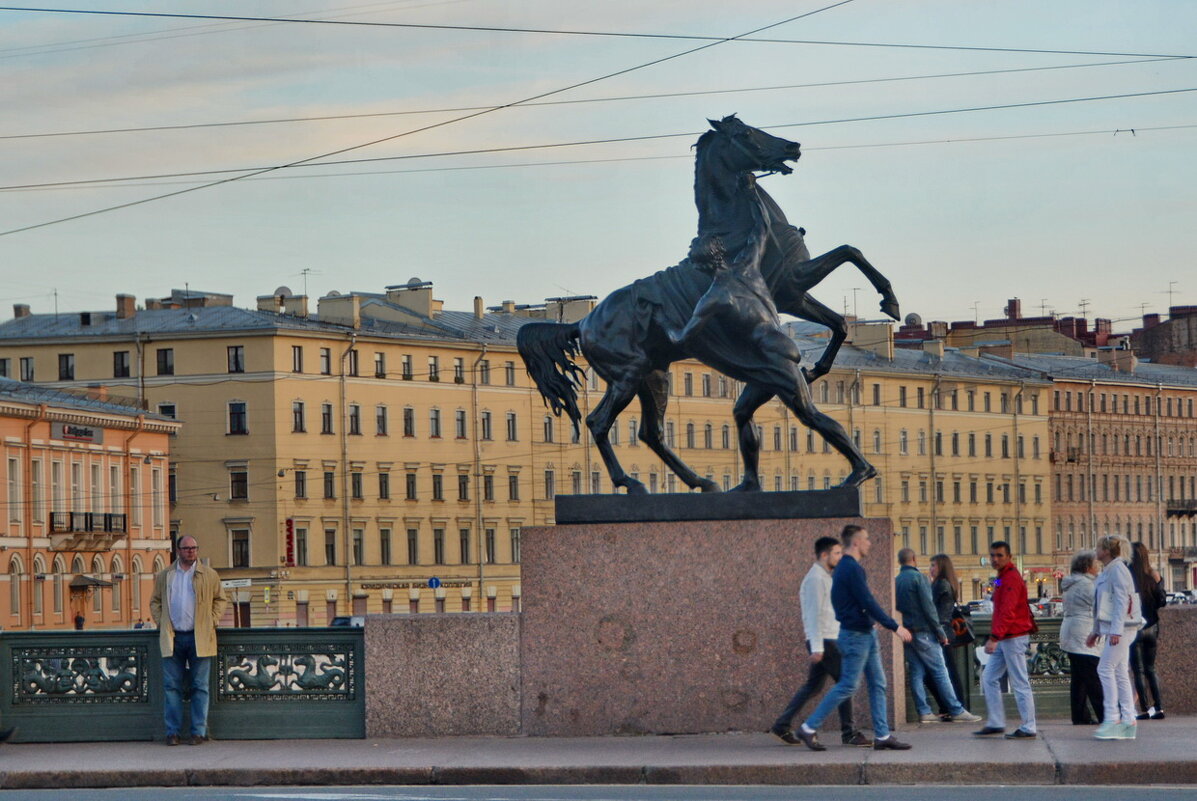 «Юноша, берущий коня под уздцы» Аничков мост - Анастасия Смирнова