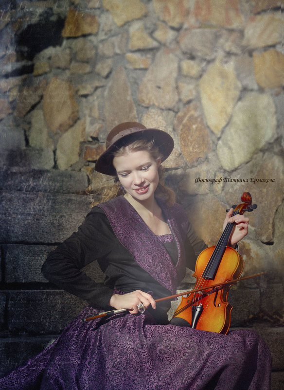 Фото сессия со скрипкой - Татьяна Ермакова