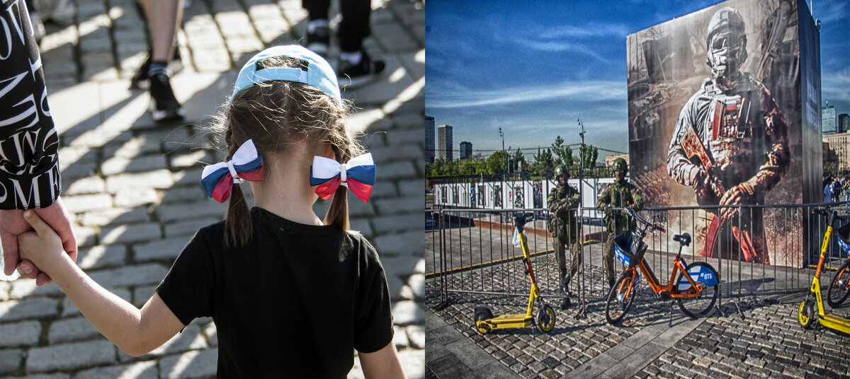 Трофеи Армии РФ в на Поклонной горе в Москве - Юрий Яньков