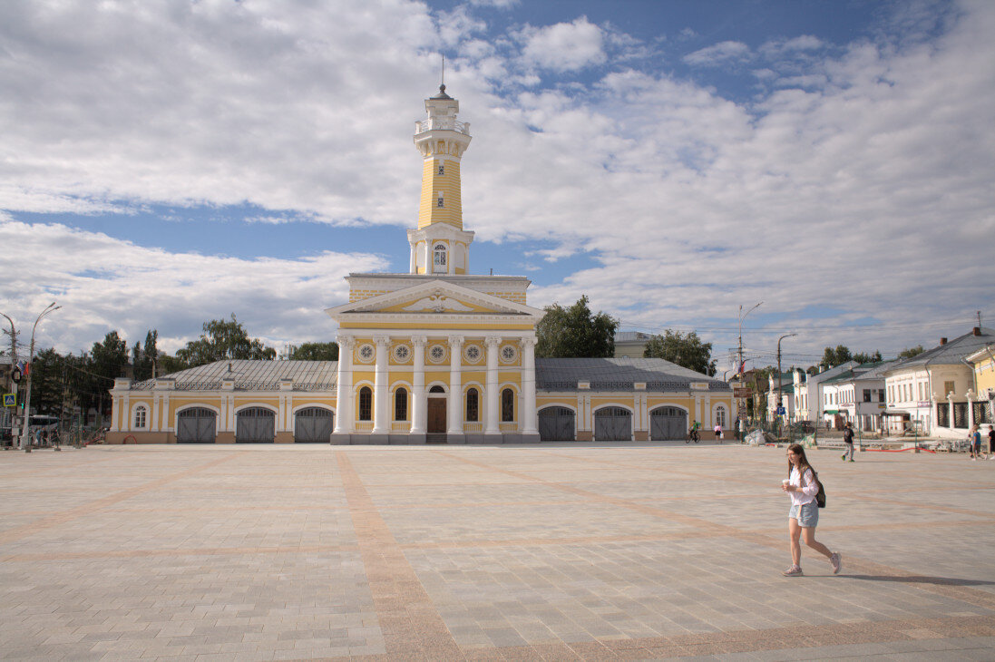 Пожарная каланча в проводах - Тимур Кострома ФотоНиКто Пакельщиков