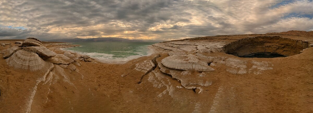 Панорама Мертвого моря - Valentin Bondarenko