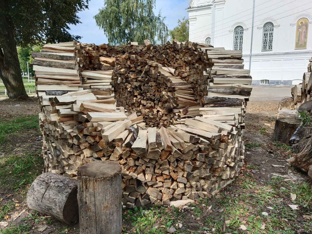 Дровишки у церкви - Мария Васильева