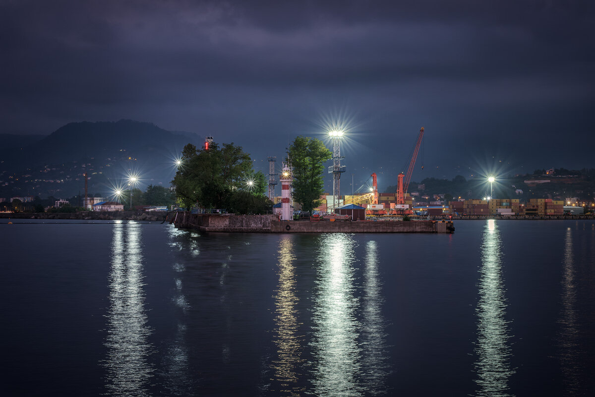 Batumi Harbour At Sundown - Fuseboy 