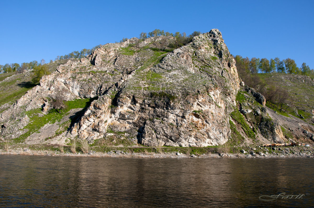 Скала на реке Белая - Фарит 