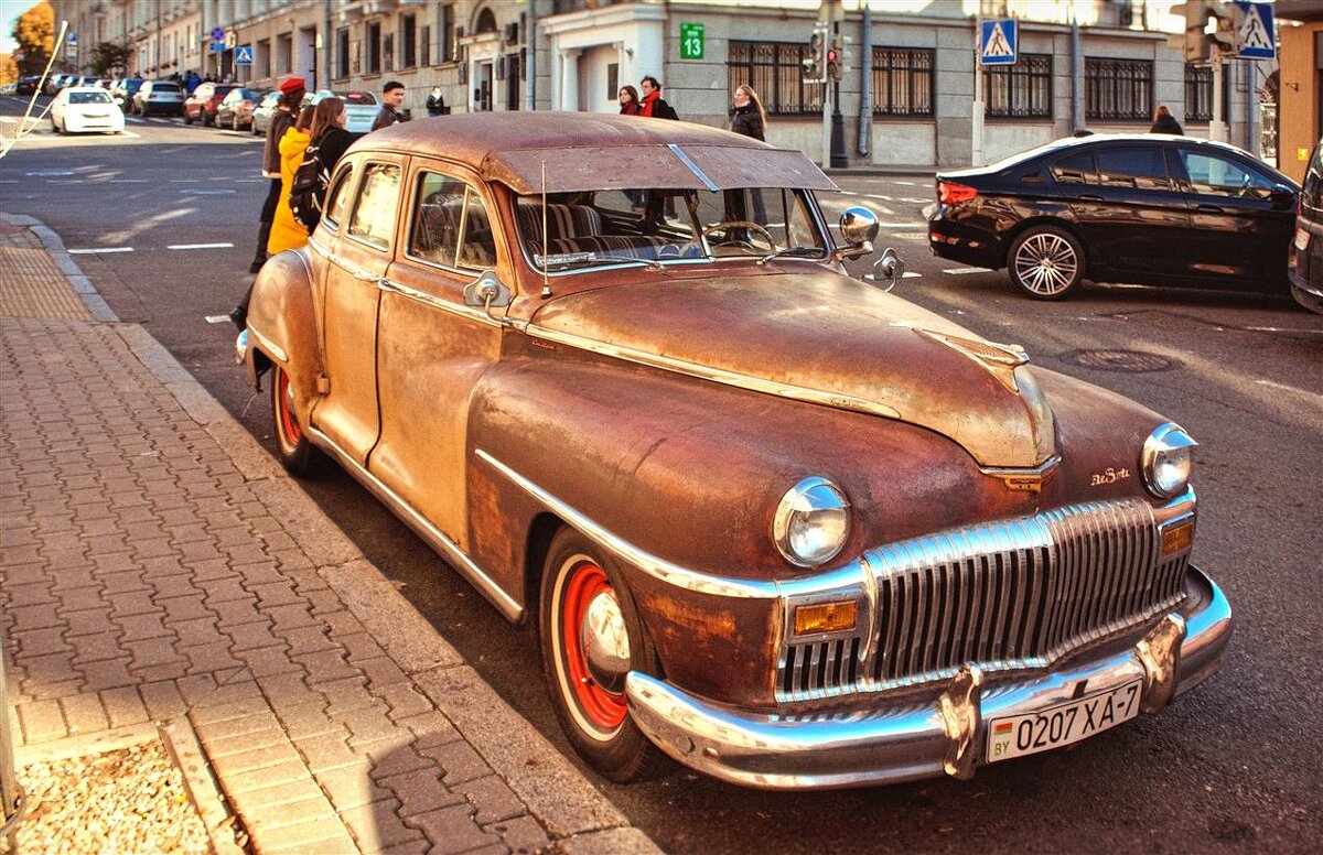 DeSoto S11 Custom 4-Door Sedan, 1948 г.в. - Глeб ПЛATOB