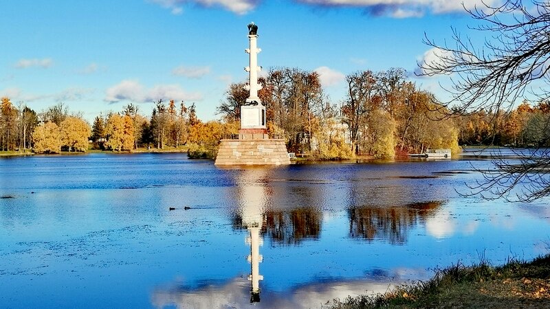 Екатерининский парк ЦС,  Чесменская колонна - Сергей 