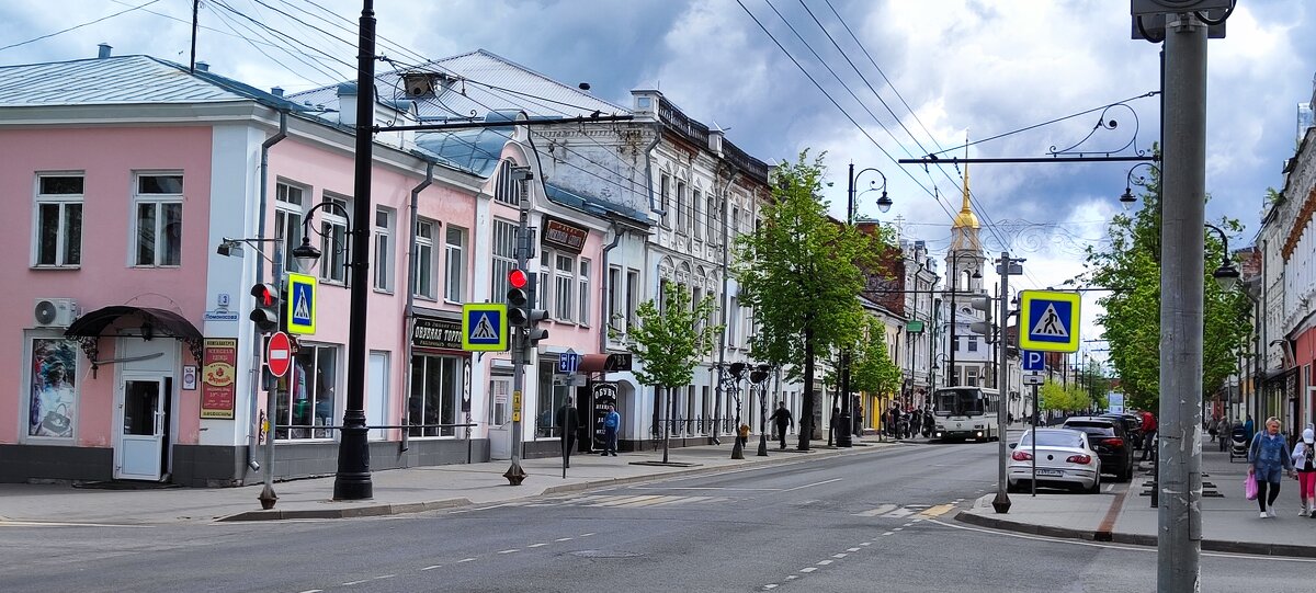 Рыбинск. Крестовая улица - Сергей Панасюк