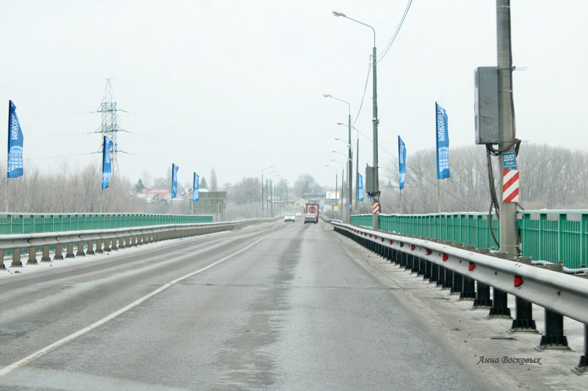 Мост через речку Ворона. - Восковых Анна Васильевна 