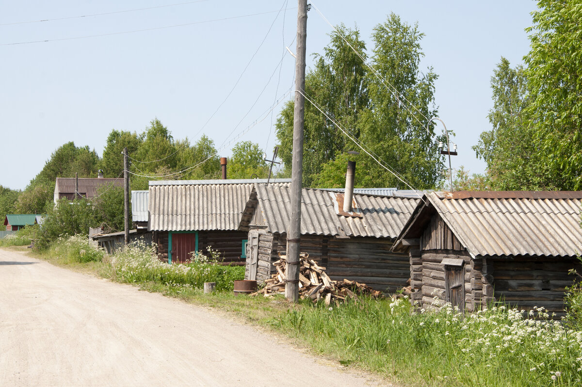 Ливвиковская деревня Корза. Деревенские бани - Gen 