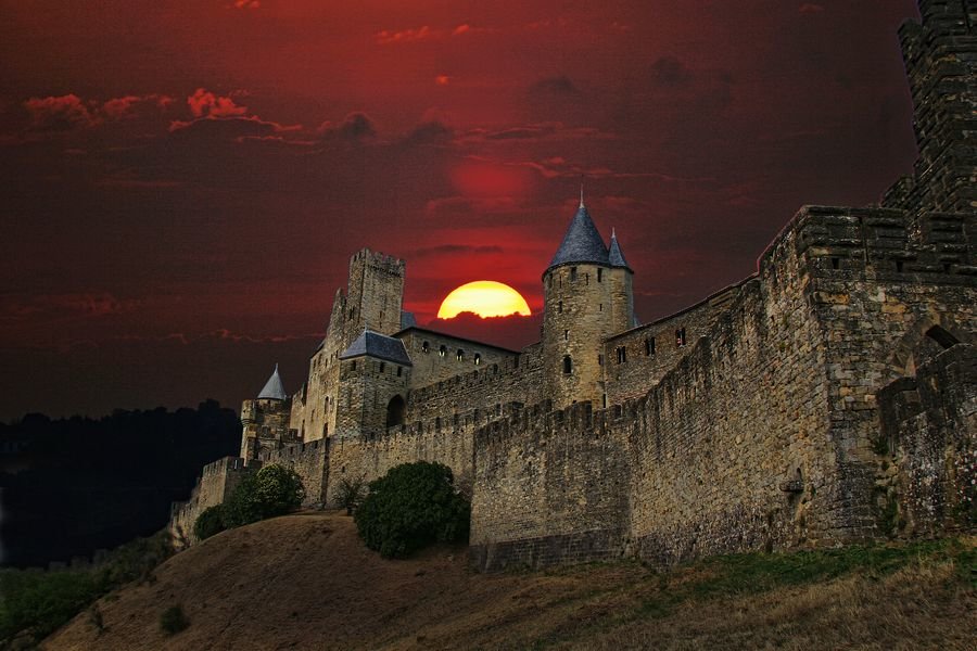 Замок Carcassonne - markfoto 