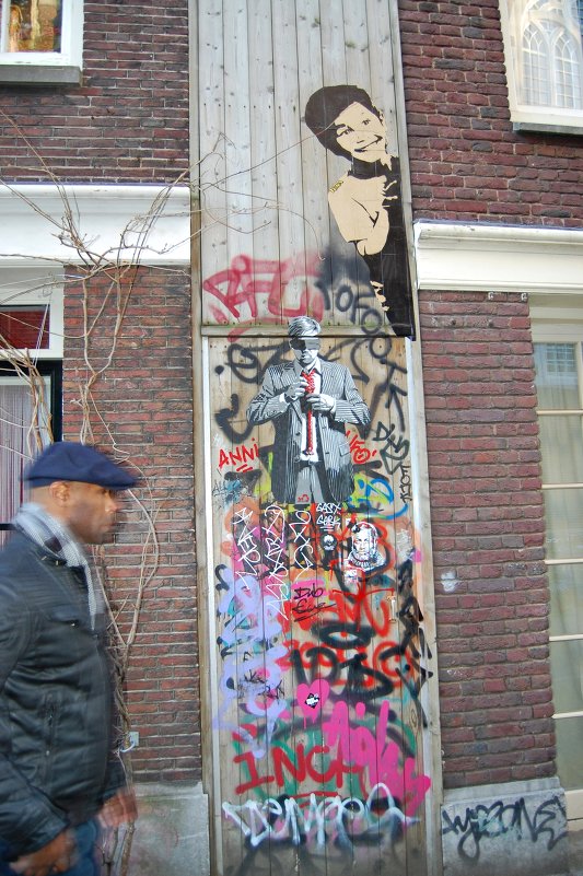Стрит-арт в Амстердаме - Ася Ко