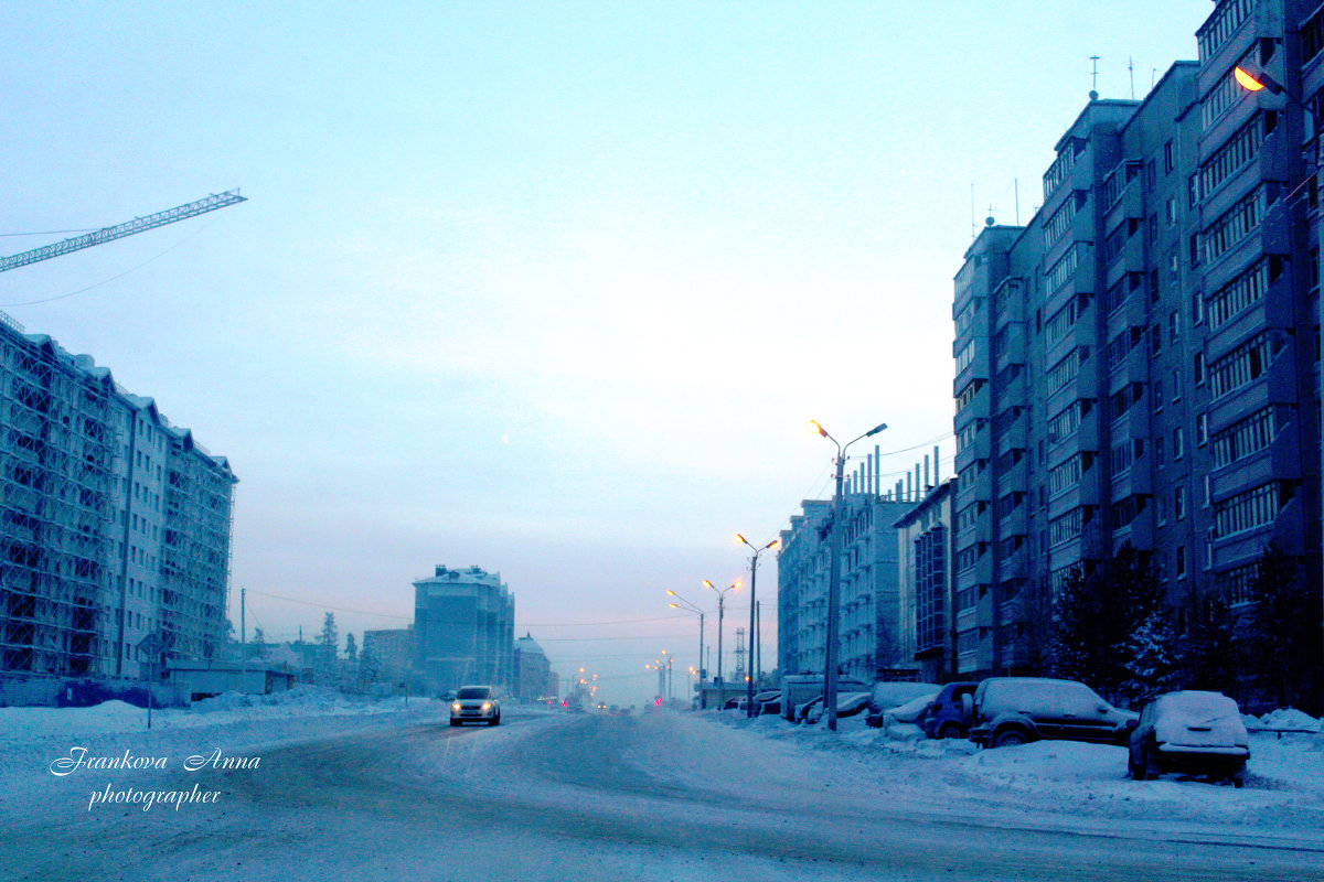 зимняя дорога - Анна Франкова