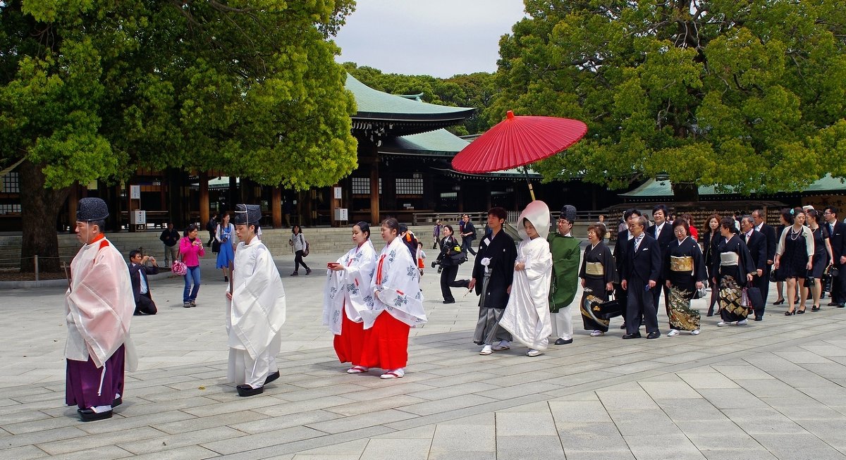Красивая японская свадебная церемония - Михаил Рогожин