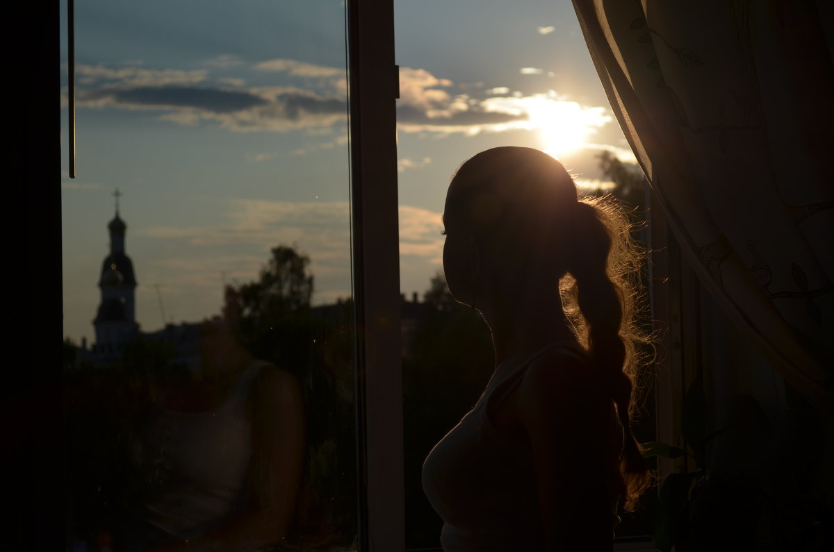 В закате солнца,свет в окне) - Анатолий 