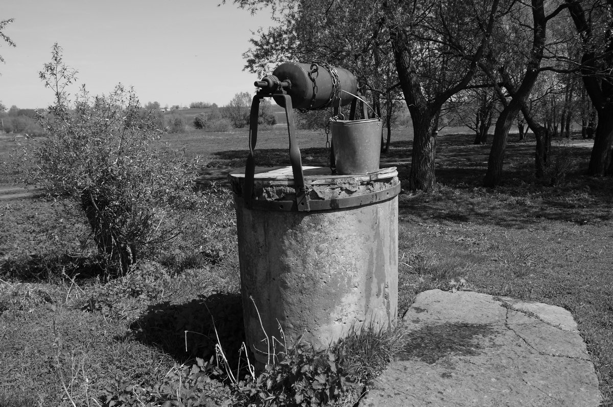 старый колодец с чистой живой водой - Александра 