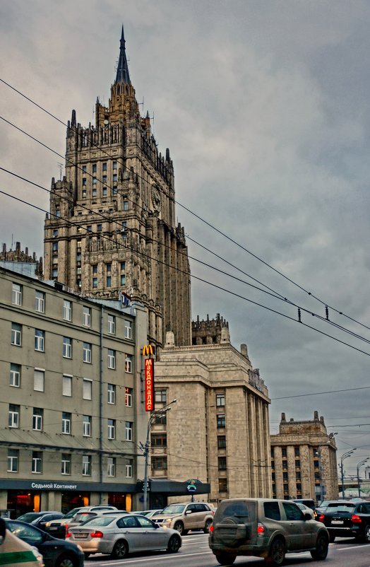 Сталинские высотки - Здание МИД РФ на Смоленской-Сенной площади - Евгений Жиляев