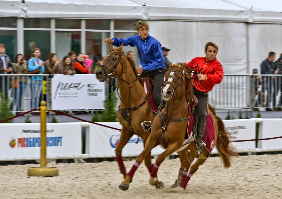 equestrians - Sergey Burlakov