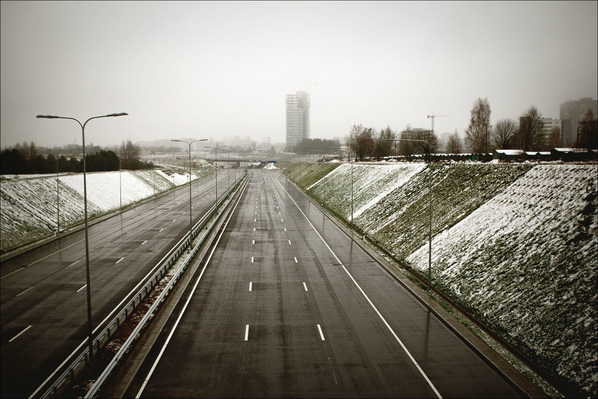 Первый снег на магистрале. 5 - Виктор (victor-afinsky)