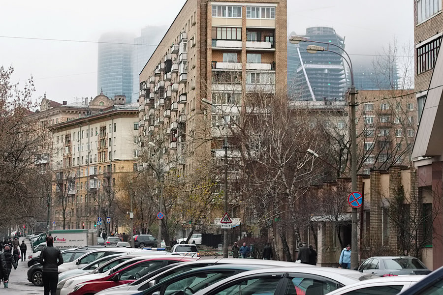 Московская улица в ноябре 2013г. - Ирина Татьяничева