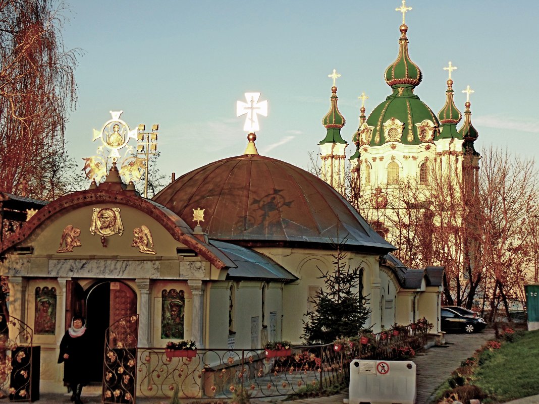 Вечерний вид на Андреевскую церковь - Ростислав 