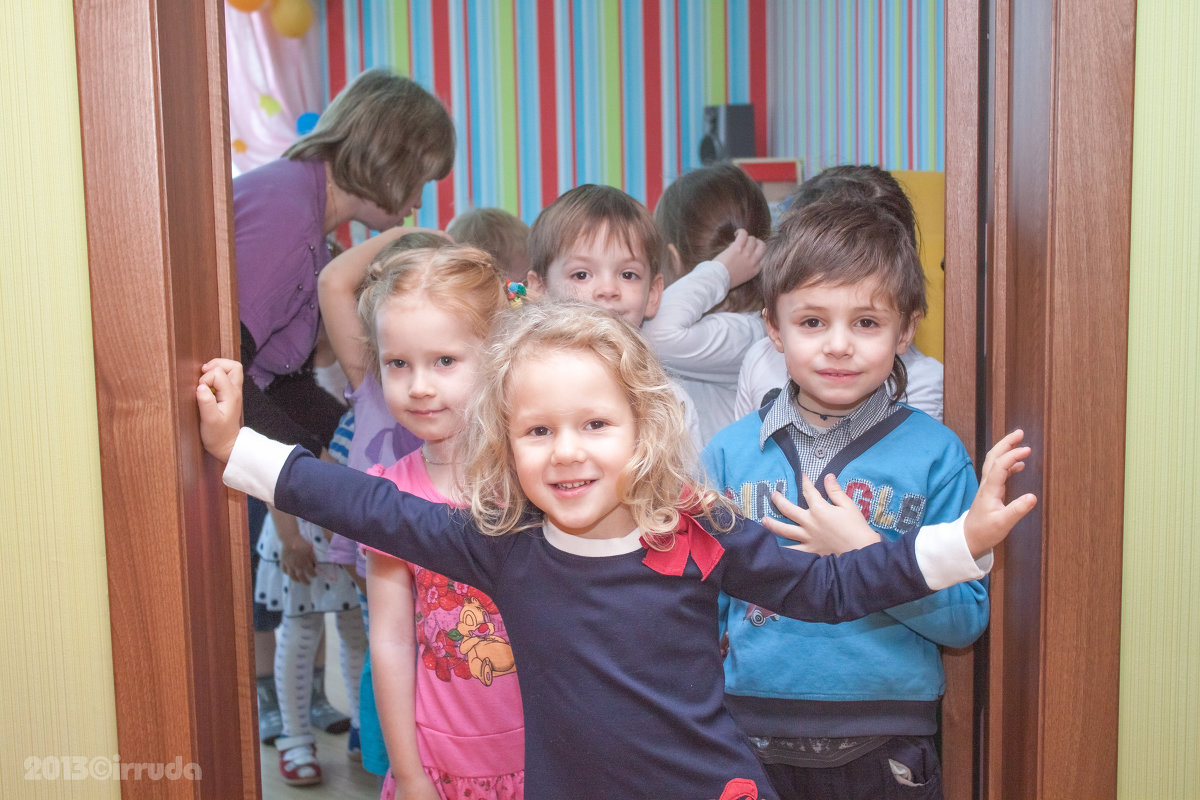 Построение парами в детском саду - Irina Rudakova