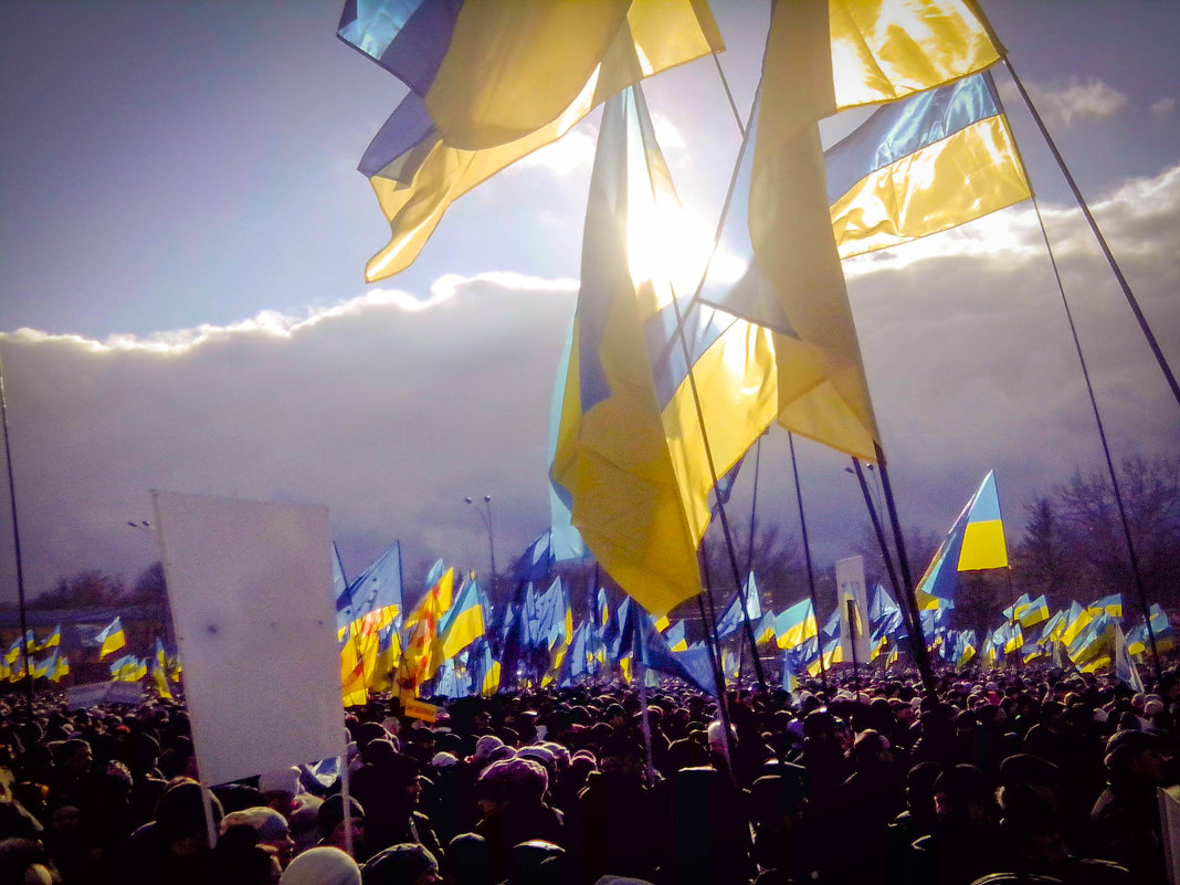 Митинг связный с евроинтеграцией в Харькове 2 - Александр Сальтевский