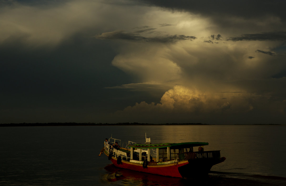 Закат на реке Ираваде в Багане (Мьянма-бывшая Бирма) - Андрей Лукашенко