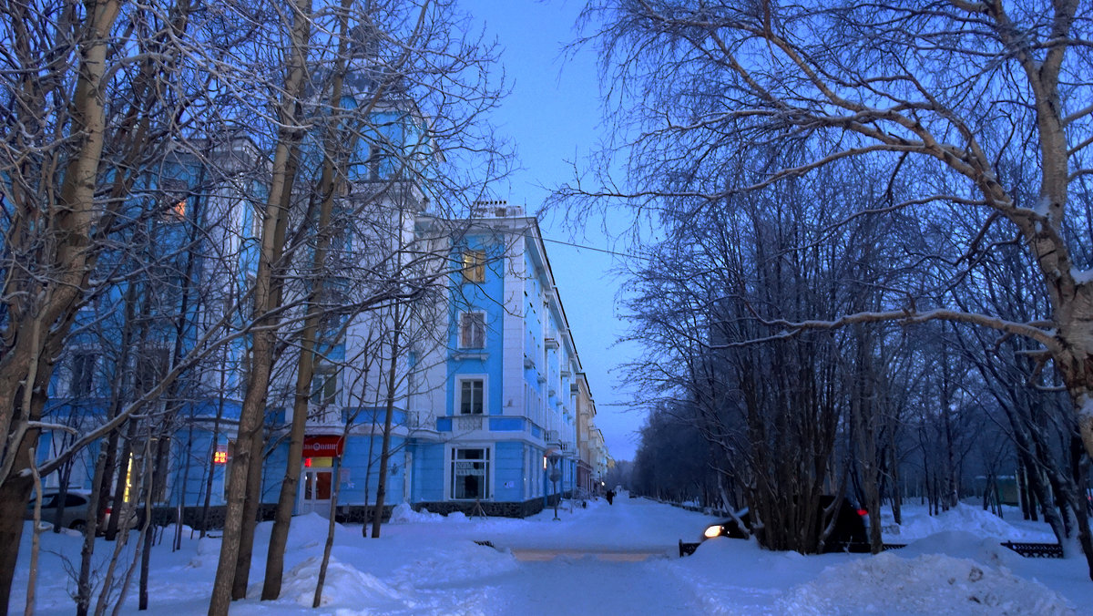 снежный город Мончегорск - Людмила Романова