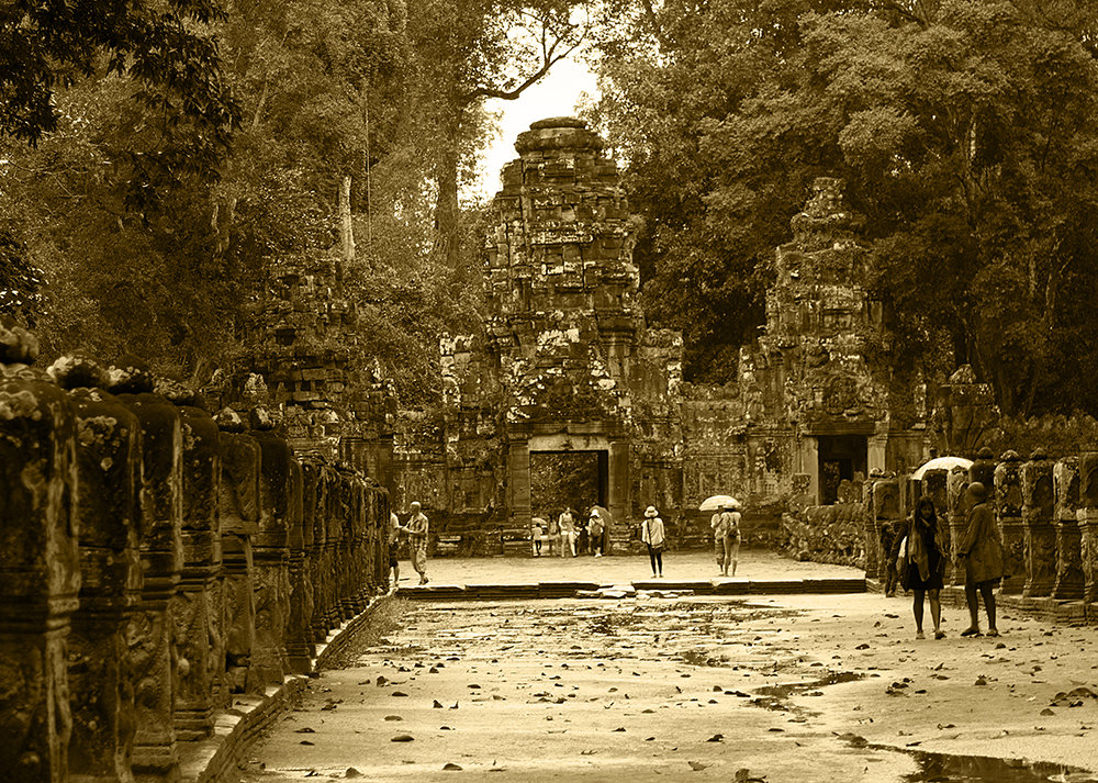 Во время дождя... Ангкор, Камбоджа - Елена Шацкова