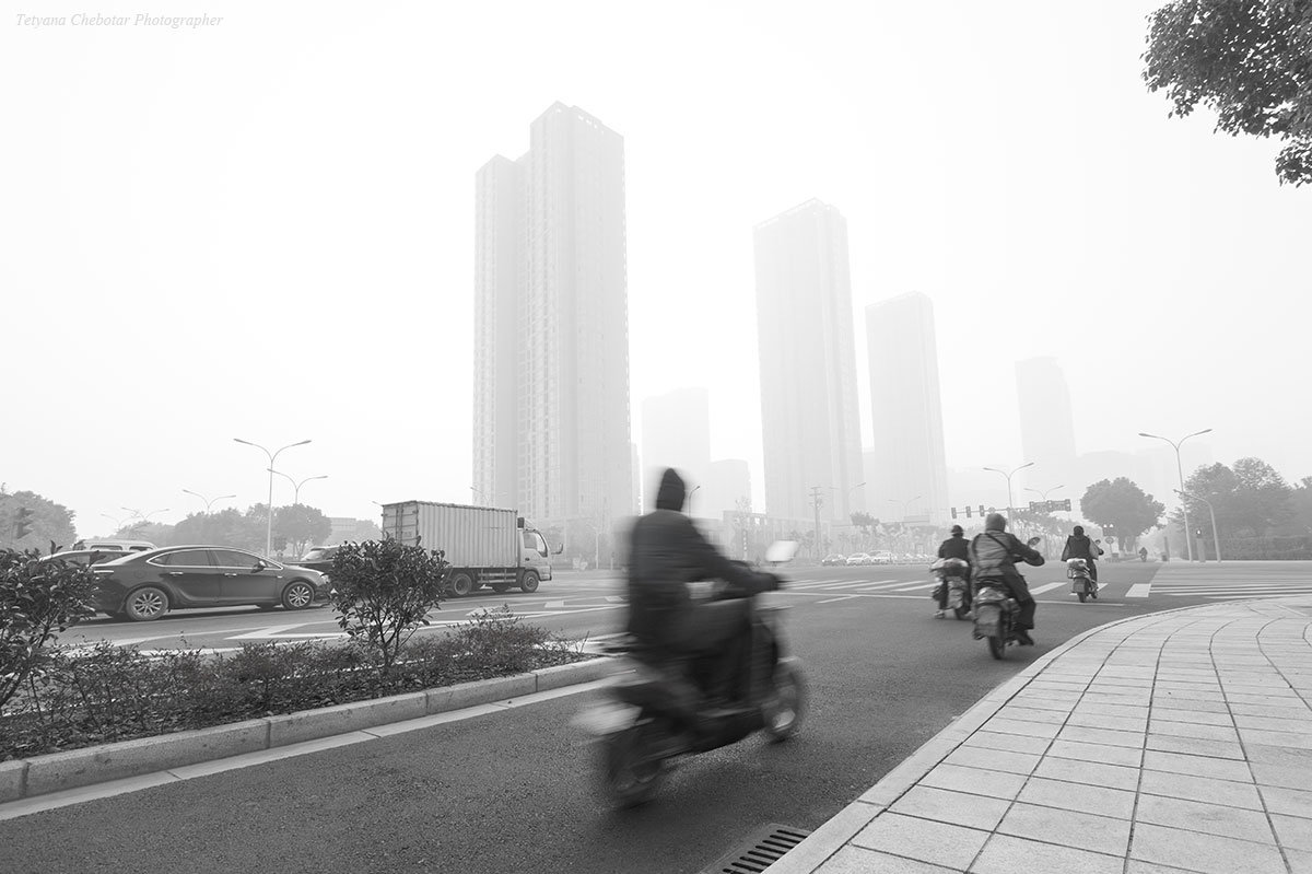 Загрязненность воздуха в виде тумана... - Татьяна Чеботарь