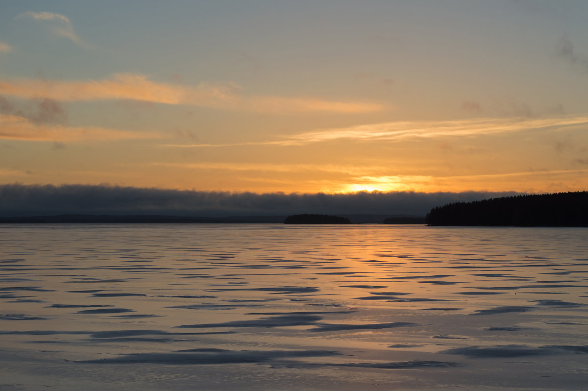 Утро на озере Лаппаярви - Ksenia Crocker