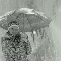 Снежный ливень! :: Сергей Соловьёв