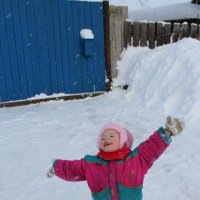 Вот кто снегу рад! :: Инна Кузнецова