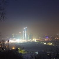Вечерний город в тумане :: Ваше имя Эдвард Киo