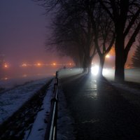 Туманный вечер. :: Александр Золотухин