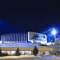 Ночной высокогорный ледовый стадион Медео :: Ваше имя Эдвард Киo