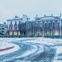 Зимнее утро в любимом городе Рославль! :: Павел Данилевский