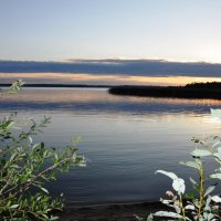 Закат на Судаковском озере. :: Алексей Кучерюк