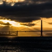 Golden Bridge Sunset :: Mike Kolesnikov