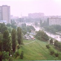 Вид на Киев с 22 этажа. Kodak Retina 1A :: Александр Гринченко