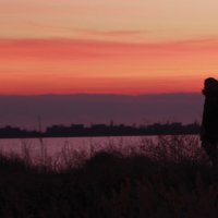 закат на озере :: Аннушка Бельмесова