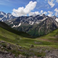 ПРИЭЛЬБРУСЬЕ. Донгуз, Семерка и Чегет... ну и мы тут где-то топаем! :: ВАСИЛИСА АЛЕКСЕЕВНА