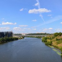 Москва река с моста на МКАДе :: acidgpa 