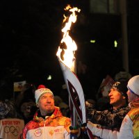 Зажжение Олимпийского огня! :: Полина Воркачева