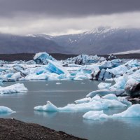 Ледниковая лагуна Йокульсарлон в Исландии. :: Вячеслав Ковригин