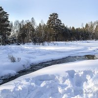 Просто- речка, просто -снег... :: Светлана Воробьёва