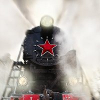 Red star train :: Yury Barsukoff