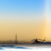 Про мороз, вертолёт и радугу... :: Наталья Филипсен